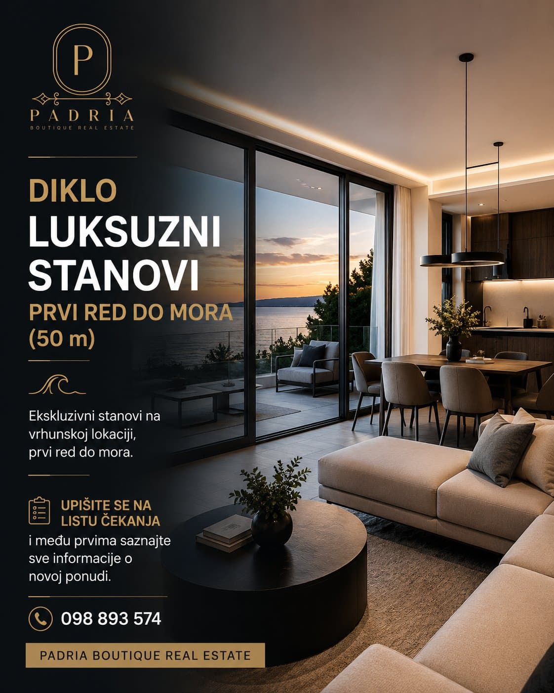 Apartman – Diklo eksluzivna lokacija - luksuzni stanovi prvi pred do mora – Zadar