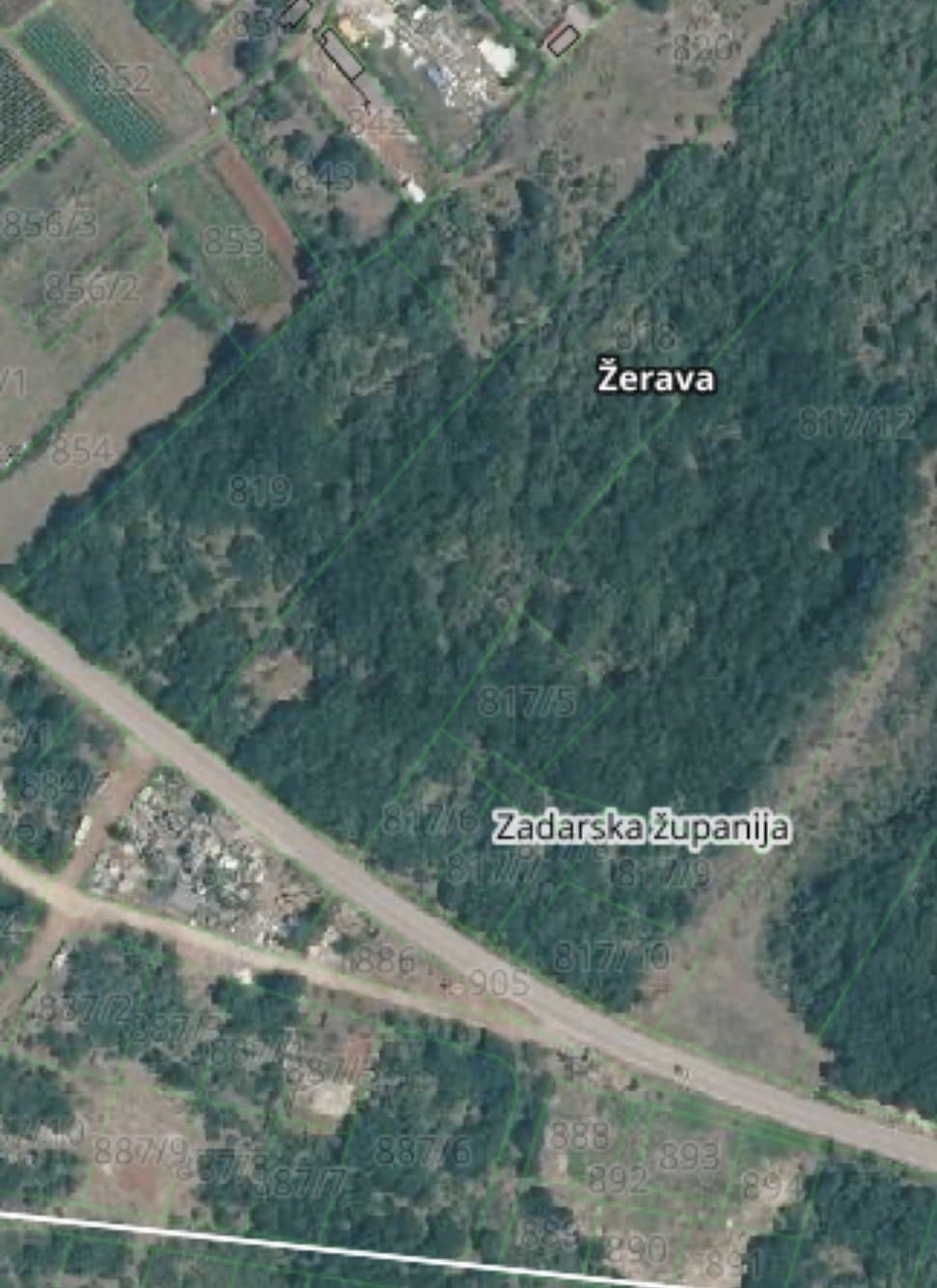Zemljište – 685 m² – Žerava- vise građevinskih zemljista od 680 -900 m2 – Zadar